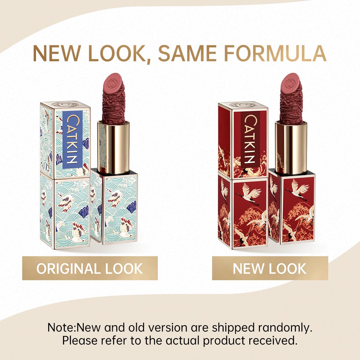 Catkin Moist Lipstick Hydrating High Impact Color Infused with Vitamin E and Avocado Oil Smooth Soft Texture Long Lasting Matte Finish 168-Velvo Beauty