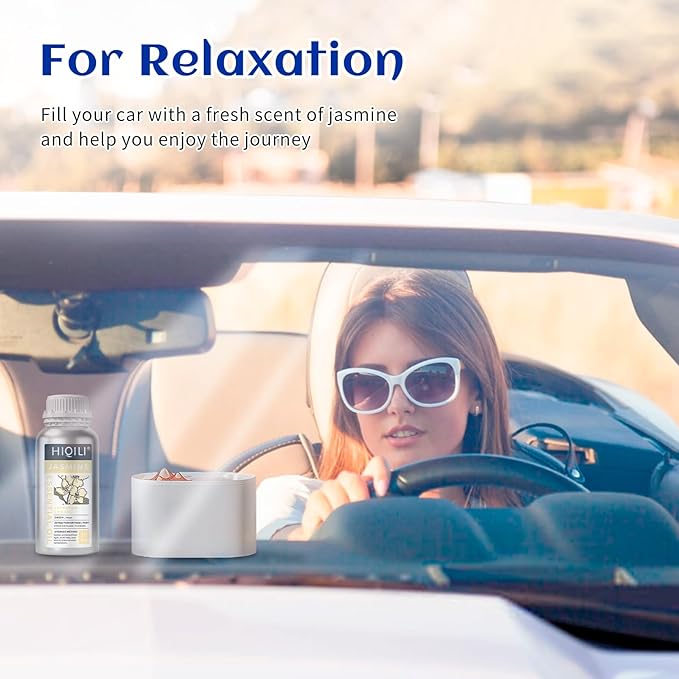 HIQILI 16 Fl Oz Jasmine Essential Oil, 100% Pure Natural for Diffuser, Hair, Skin, Perfume Making - 500ML-Velvo Beauty