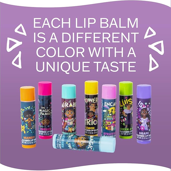 Encanto 8 Pack Lip Balm, 8.0 Fl Oz-Velvo Beauty