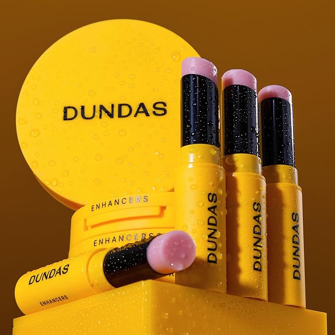 Dundas Pumped Lip, Lip Balm and Plumping Lip Gloss, Lip Care Peptide Formula to Nourish, Plump Lips, Long Lasting, Non Sticky, Lip Blushing Shade, Gender Neutral, Vegan, Cruelty Free Lipstick-Velvo Beauty