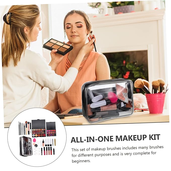 1 Set women's makeup set Eyebrow Pencil All-in-one Makeup Kit Makeup Multi- Makeup Kit Professional Foundation Cosmetics Supplies One-piece student mascara-Velvo Beauty
