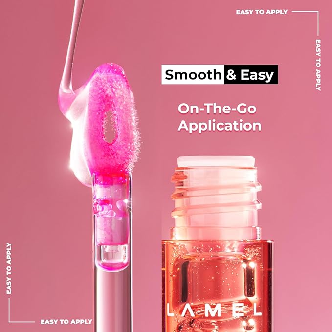 All-in-One Lip Tinted Plumping Oil - Universal Color & Moisture, Soft Balm for Day & Night Use, Lip Mask&Lip Gloss - Long-Lasting & Scented, Berry Ice 404-3ml/0.1fl.oz-Velvo Beauty