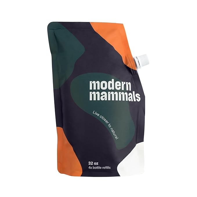 Modern Mammals Magic Mud Mens Shampoo Alternative, Lather Free, Moisturizing Daily CoWash to Protect Natural Oils, Cleansing, Hydrating Goop, Replaces Conditioner, 2 in 1, Barber Recommended (32oz)-Velvo Beauty