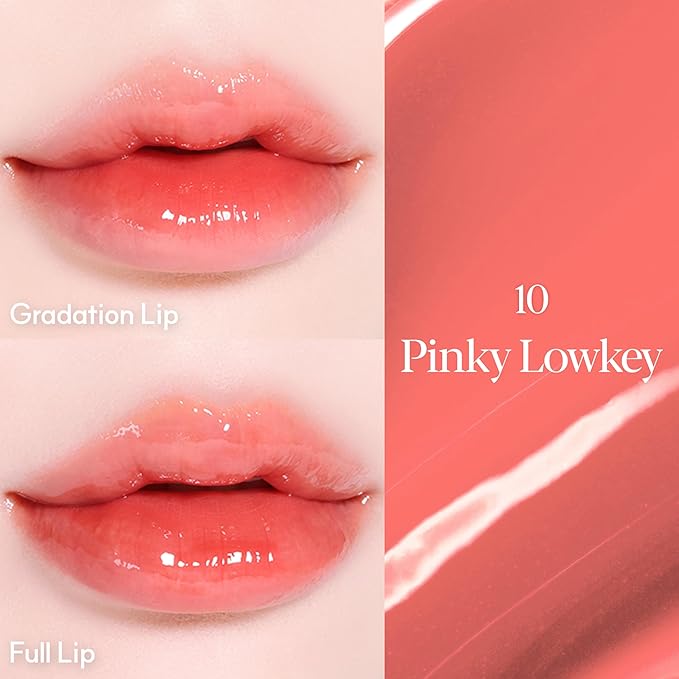 Espoir Couture Lip Tint Glaze #10 Pinky Lowkey 0.19oz | Volumizes & High-Shine Lip Plumper | Long-Lasting Vibrant Color | Thickening radiance Lip Stain | Tinted Lip Moisturizer | Korean Lip Makeup-Velvo Beauty