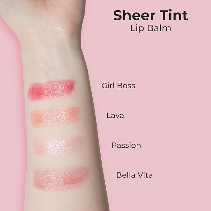 MCoBeauty Sheer Tint Lip Balm, Lava, Nourishing Tint for Healthy, Luscious Lips, Vegan, Cruelty Free Cosmetics-Velvo Beauty