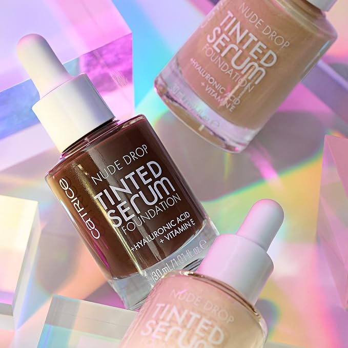 Catrice | Nude Drop Tinted Serum Foundation | Lightweight, Hydrating, Buildable Coverage | Enriched with Hyaluronic Acid & Vitamin E | Vegan & Cruelty Free (040N)-Velvo Beauty