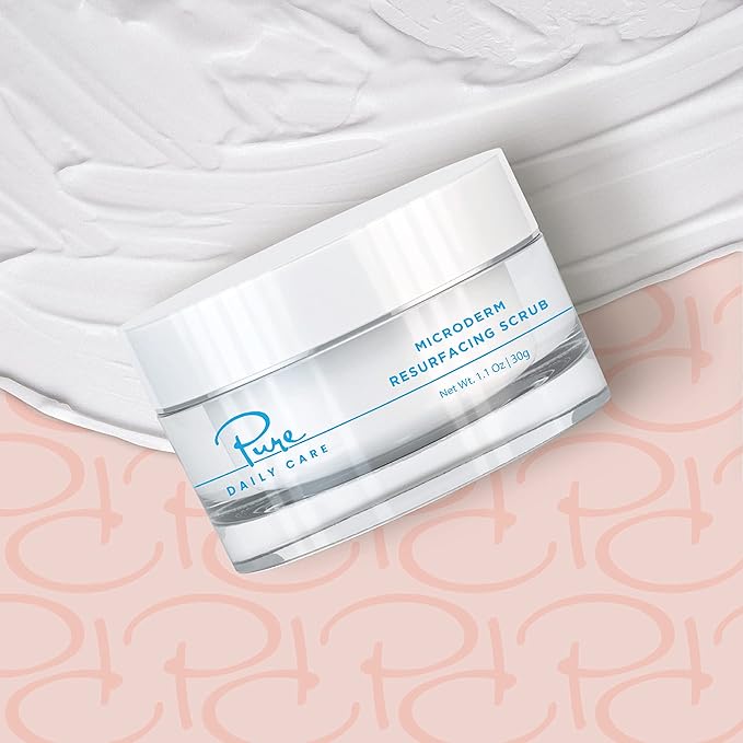 MicroDerm Resurfacing Scrub - Exfoliating Polish Crystals At-Home MicroDermabrasion Vitamin A & E Squalane-Velvo Beauty