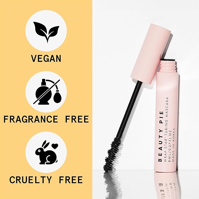 Wrap Star Tubing Mascara For Lenghtening & Curling & A Smudge-Proof & Flake-Proof Finish (Classic Black)-Velvo Beauty