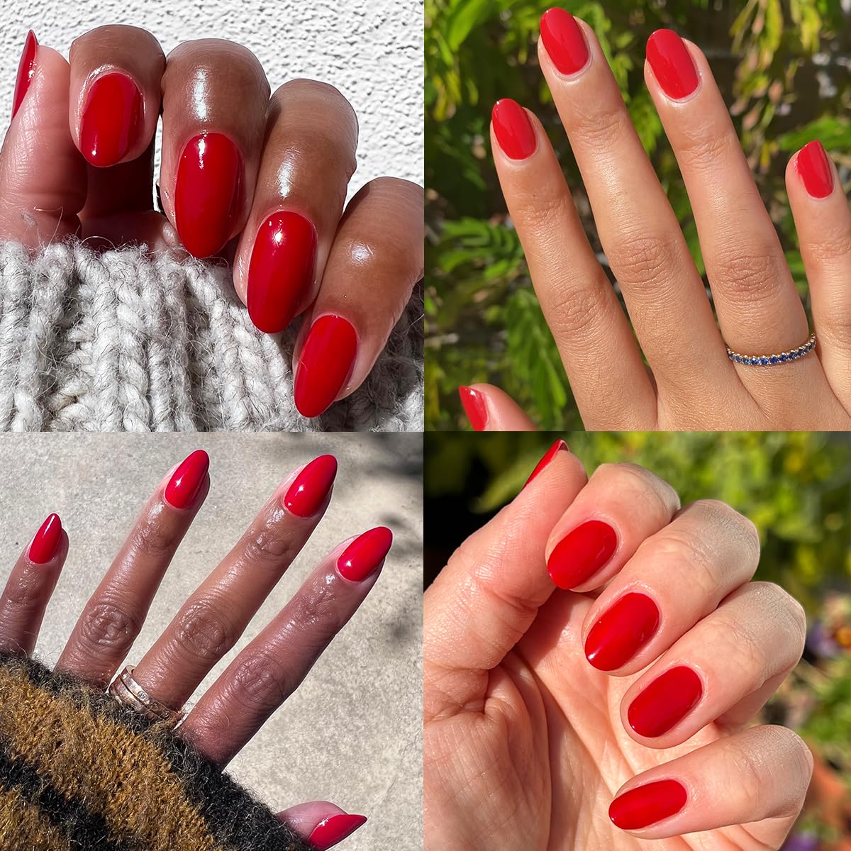 Olive & June Quick Dry Nail Polish | Instant, Fast-Drying, Smudgeproof Color | 15-free, Vegan, Cruelty-Free Formula | Lasts up to 5 Days | Salon-Quality Manicure, Pedicure at Home | Smooch Scarlet Red-Velvo Beauty