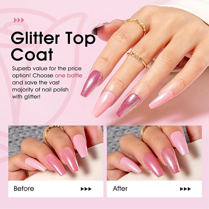 ROSALIND Jelly Gel Polish Set with Matte and Glitter Gel Top Coat, 6 Translucent Colors Neutral Sheer Milky White Nude Pink base Gel Nail Polish set Nail Art DIY at Home-Velvo Beauty