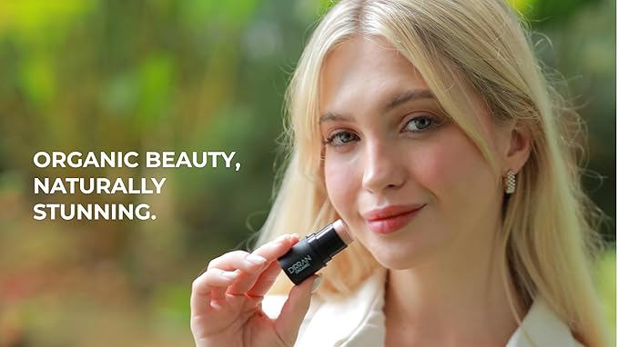 3 in 1 Natural Ingredient 90% Organic Blusher Stick For Lips, Eyes, & Cheeks, Hydration And Natural Beauty Apply directly And Blend With Fingertips, Small Enough to Carry (PINK BLOSSOM)-Velvo Beauty