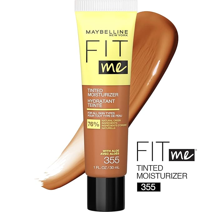 Maybelline New York Maybelline Fit Me Tinted Moisturizer, 355, 1 Fl. Ounce ., 355, 1 fluid_ounces (Pack of 2)-Velvo Beauty