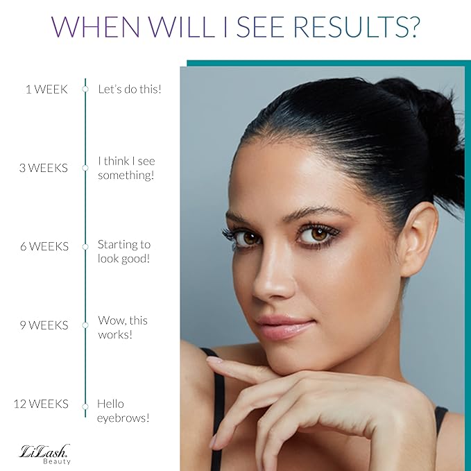 LiBrow Purified Eyebrow Physician-Formulated Serum for Fuller & Thicker Looking Eyebrows | Natural Eyebrow Enhancer Safe for Sensitive Skin | 90-Day Supply (3ml)-Velvo Beauty