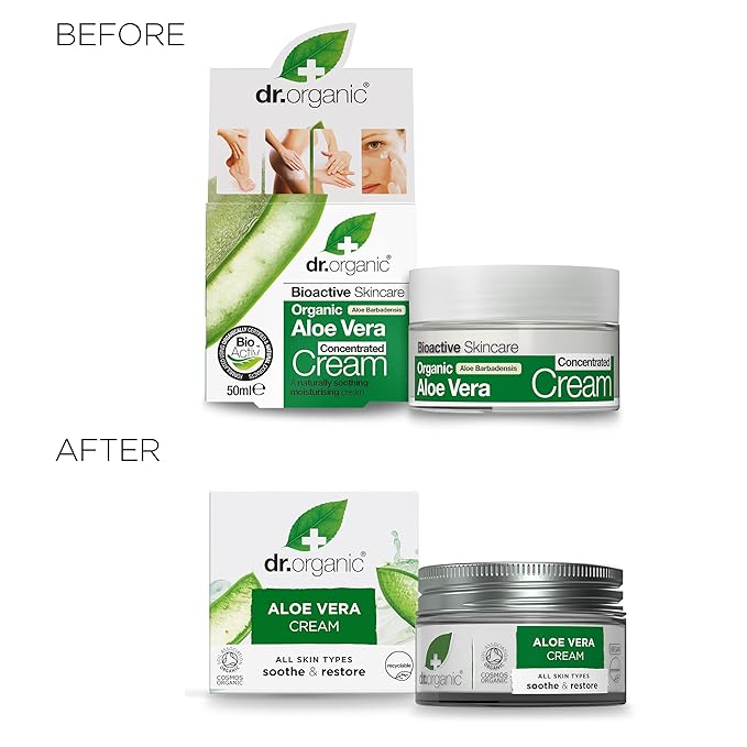Organic Doctor Organic Aloe Vera Concentrated Cream, 1.7 fl.oz.-Velvo Beauty