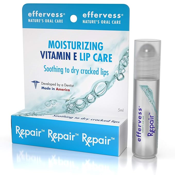 Effervess® Vitamin E Lip Care - Soothes and Hydrates Dry Cracked Lips - Made in USA-Velvo Beauty