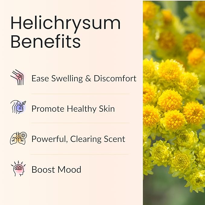 Vitality Extracts Helichrysum Essential Oil - 30ml, Helichrysum Gymnocephalum, Aromatherapy, Skin Care, Happy, Stress Relief, Aches Relief-Velvo Beauty