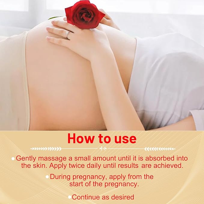 Stretch Mark Cream Stretch Mark Oil for Pregnancy, Stretch Mark Removal Belly Butter for Pregnant Women To Prevent And Repair Maternity Stretch Marks Scar Cream 2.82 Oz Skincare Body Oil 4.2 Fl.oz-Velvo Beauty