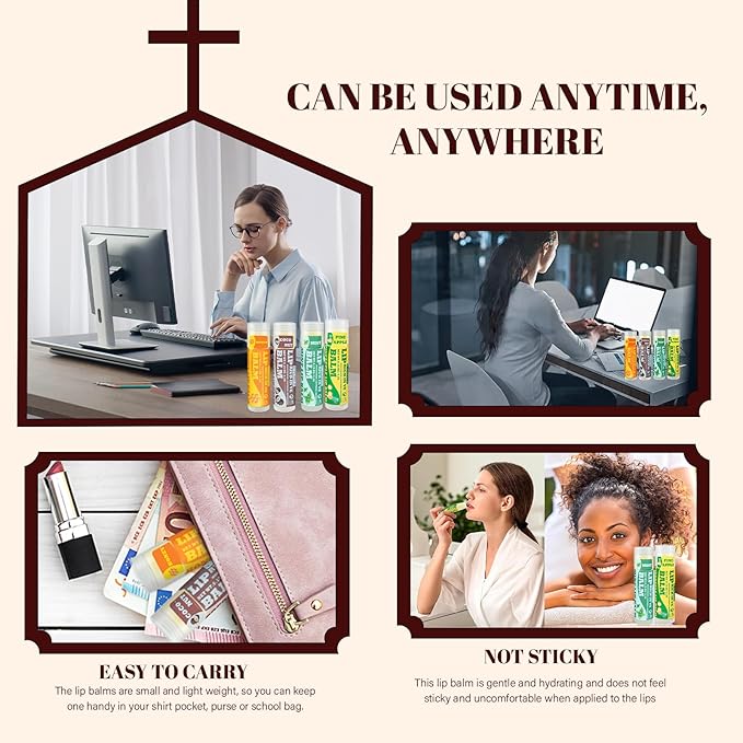 Lip Balm Variety Pack - 9 Delicious Flavors - Natural Lip Balm in Bulk with Vitamin E and Coconut Oil - Moisturizing, Soothing, and Repairing Dry and Chapped Lips-Velvo Beauty