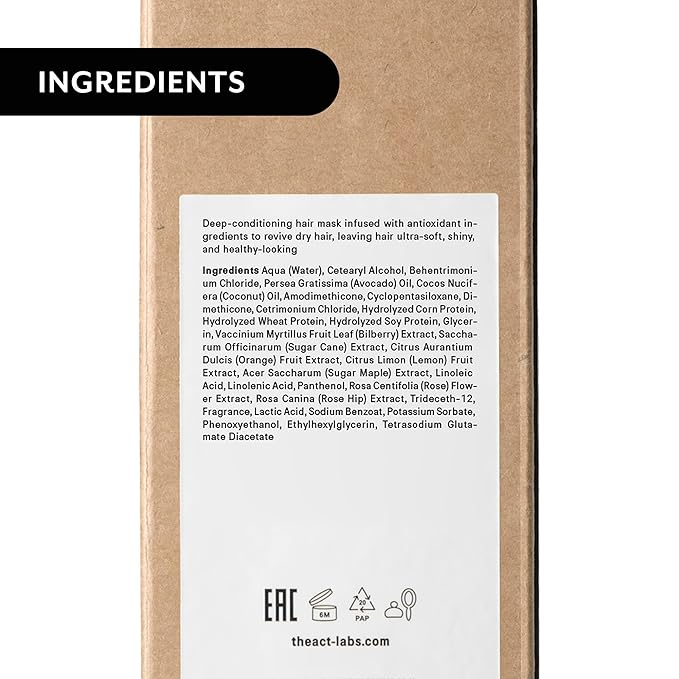 Extra Nourishing Hair Mask with Argan Oil, Coconut Oil, Hyaluronic Acid - Intense Hydration, Repair for All Hair Types - Ideal for Curly and Damaged Hair - 6.8 Fl oz-Velvo Beauty