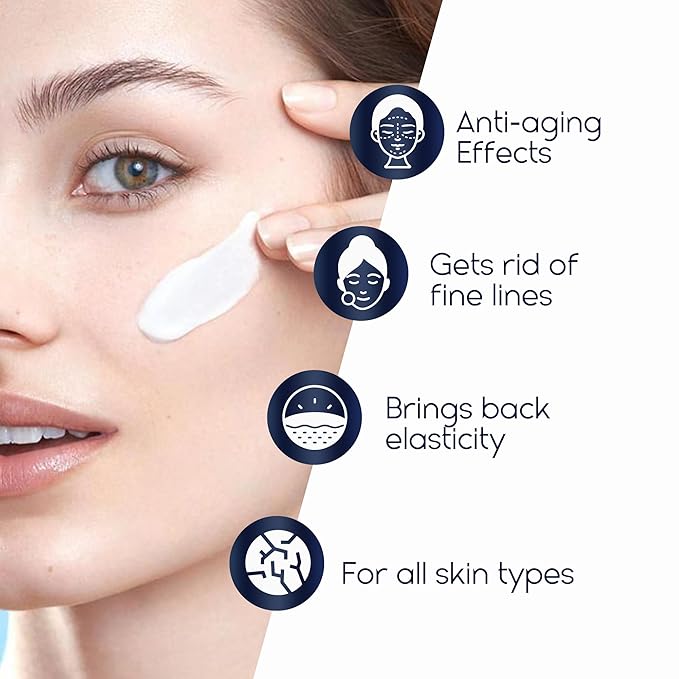 Instant Face Lift Cream, Face Cream for Older Women 60 Plus - Wrinkle Cream for Face Deep Wrinkles - Face Moisturizer for Women Dry Skin | Night Cream Anti Aging - 1.69 Fl Oz-Velvo Beauty