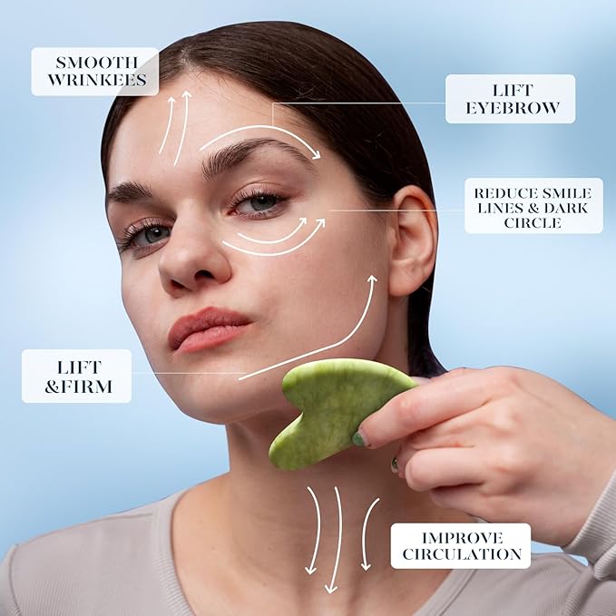 BAIMEI IcyMe Ice Roller for Face and Gua Sha Facial Tool Set, Ice Face Roller Reduces Puffiness Relieves Migraines Skin Care Tools, Self Care Gift for Women - Pink-Velvo Beauty