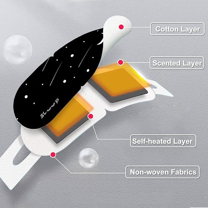 15PCS Steam Eye Mask, No Scent, Self-Heating Eye Mask, Eye SPA Mask, Relieve Eye Strain Fatique, Dark Circles, Puffiness(15pcs)-Velvo Beauty