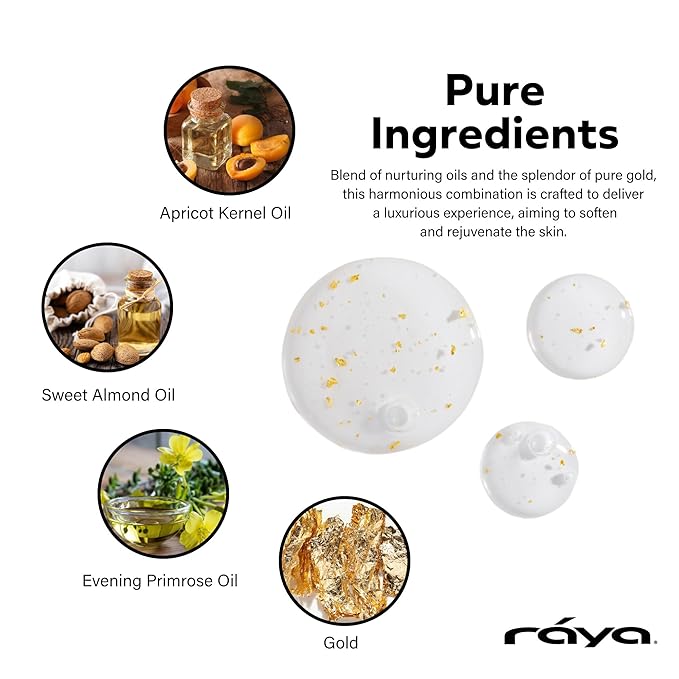 RAYA 24K Gold Anti-Aging Suspension (510) | Anti-Aging Facial Treatment Serum for All Skin Types | Made with Pure 24 Karat Gold | Softens and Helps Reduce Fine Lines and Wrinkles-Velvo Beauty