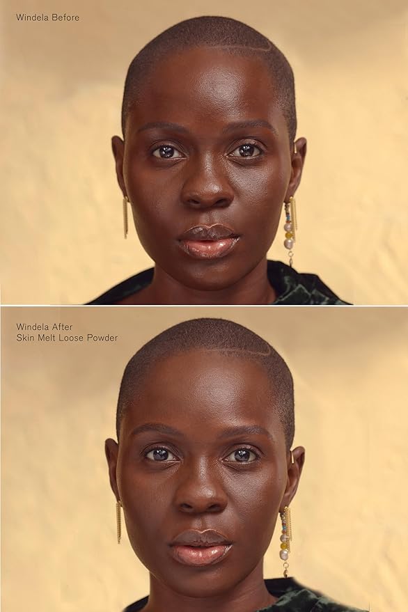 Ami Colé Skin Melt Talc-Free Loose Setting Powder Rich Deep, face powder, makeup, finishing powder, lightweight-Velvo Beauty