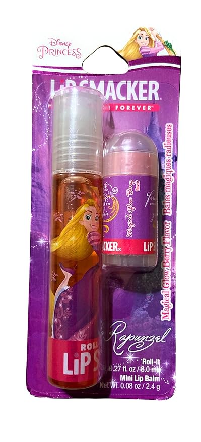 Lip Smacker Disney Tangled Princess Rapunzel Roll On Lip Balm-Velvo Beauty