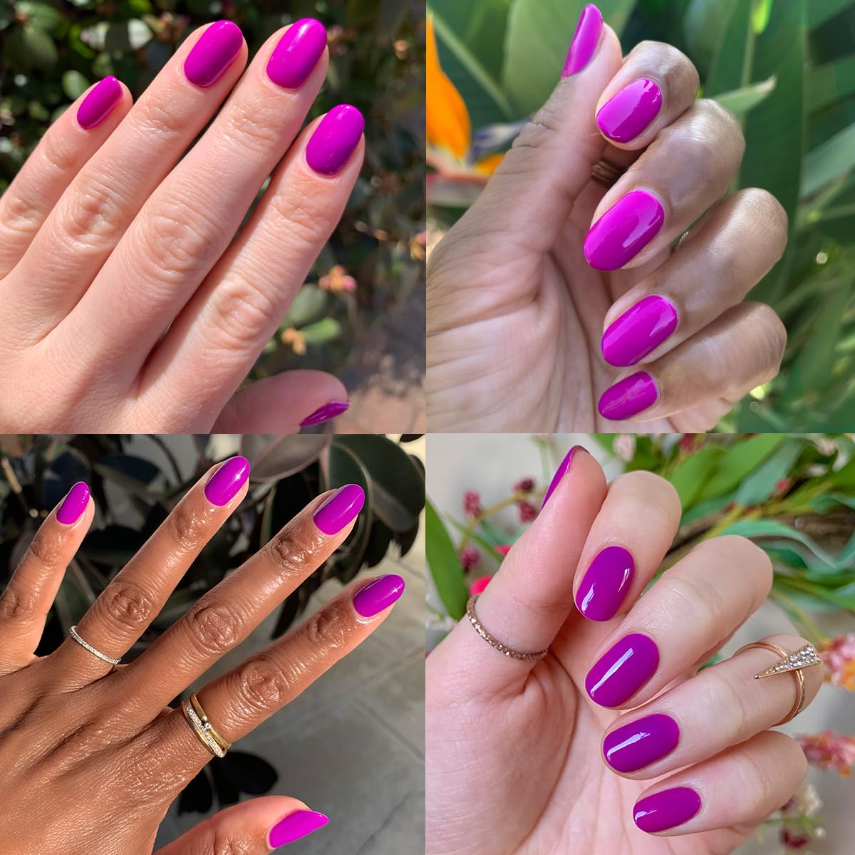 Olive & June Long Lasting Nail Polish | Plump Gel-Like Finish No Lamp Needed | Lasts up to 10 days | Salon-Quality at Home | 15-Free Vegan Cruelty-Free Chip-Resistant Shine | Grape Soda Daring Purple-Velvo Beauty