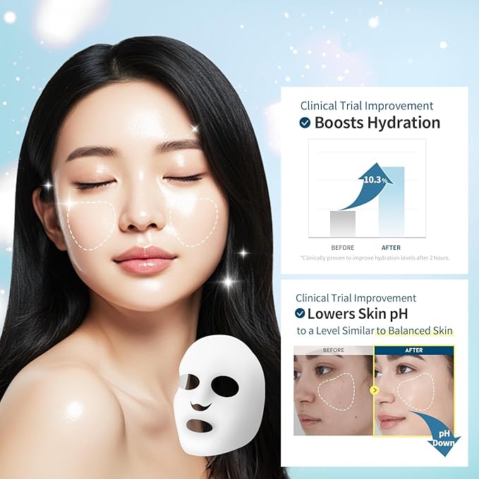 #OOTD Collagen Hydrating Sheet Masks for Face Korean Anti Aging Mask Sheet for Dry Skin & Sensitive Skin, EVE Vegan, Not Tested on Animals, No Parabens, No Sulfates, Hyaluronic Acid, Witch Hazel 10EA-Velvo Beauty