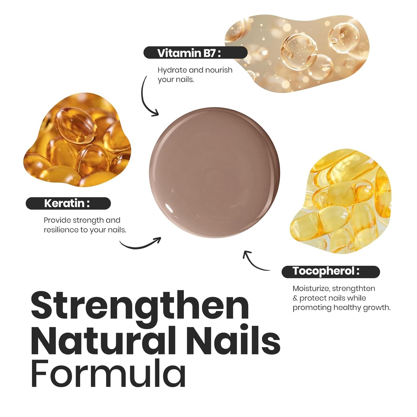 Beetles Fall Nail Polish Set Coconut Mousse 6 Colors, Nude Nail Polish Quick Dry Long Lasting Neutral Brown Red Pink Lacquer Glossy for Women Salon DIY Nail Art-Velvo Beauty