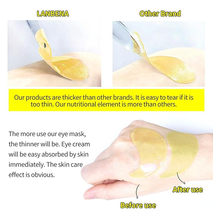 30 Pairs Hyaluronic Acid Collagen Eye Mask,Moisturizing Brightening Eye Mask, Eyes Treatment for Reducing Dark Circles, Lighten Wrinkles Anti-Aging, Fine Lines Eye Bags Puffiness for Women Men-Velvo Beauty