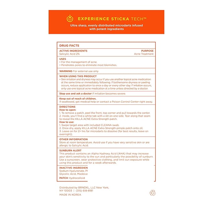 ZitSticka Extra Strength Killa Acne Patches for Face - World's Most Potent Pimple Patch with Fast-Acting Microdarts - Starts Working within 2 Hours for Deep, Early-Stage Zits & Blemish - 20 Count-Velvo Beauty