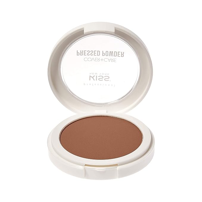 KISS Cover and Care Acne Control Pressed Powder- APP425 (Cognac)-Velvo Beauty