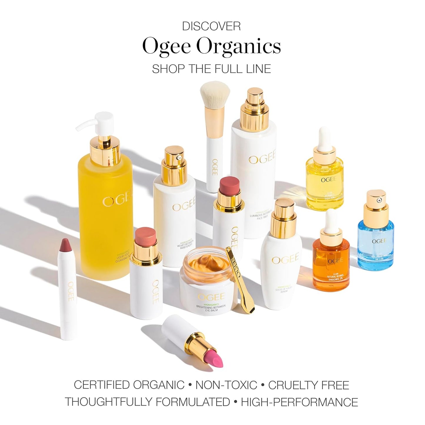 Ogee Full Bloom Sculpted Lipstick (Juliette) - Long Lasting Organic Lipstick with Jojoba Oil & Micro Hyaluronic Acid - 70% Organic Ingredients & Made in USA-Velvo Beauty
