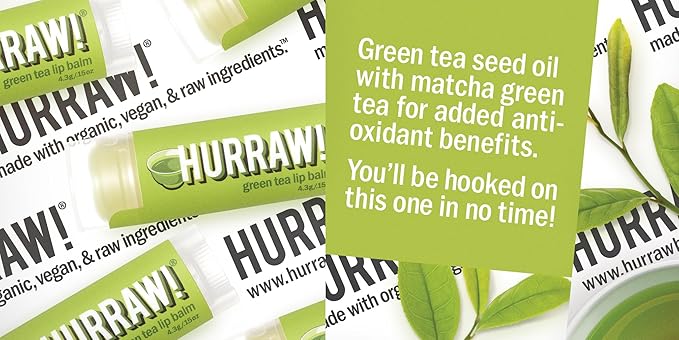 Hurraw! Chai Spice, Green Tea, Coffee Bean Lip Balms, 3 Pack Bundle: Organic, Certified Vegan, Cruelty and Gluten Free. Non-GMO, 100% Natural Ingredients. Bee, Shea, Soy and Palm Free. Made in USA-Velvo Beauty