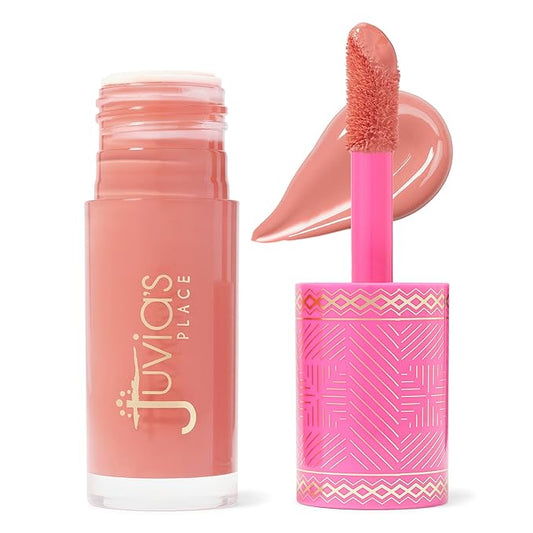 Juvia's Place Blushed Liquid Blush SoftTulip - Dewy Tint Cheeks Makeup Glow Pigment Effortless Beauty Long Lasting Cosmetics Soft Creamy Natural Buildable All Skin Color Light Flawless Finish Blend-Velvo Beauty