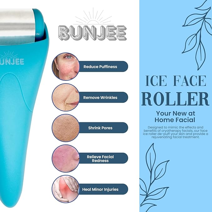 Bunjee Ice Roller For Face Eyes Wrinkles Puffiness Skin Care Beauty Product Men & Women Gift-Velvo Beauty
