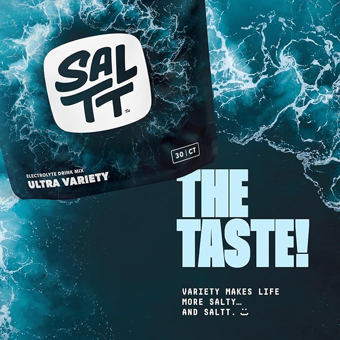 Keto Chow SALTT Electrolytes Powder Packets, Ultra Variety Pack (30 Packets) - Magnesium, Potassium, Sodium, Trace Minerals - Vegan, Sugar Free, Gluten Free - Travel Essentials - Made in USA-Velvo Beauty