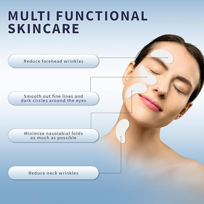 Under Eye Patches 5 Pairs Rreusable Under Eye Patches with Lifting Effect to Reduce Wrinkles and Fine Lines-Velvo Beauty