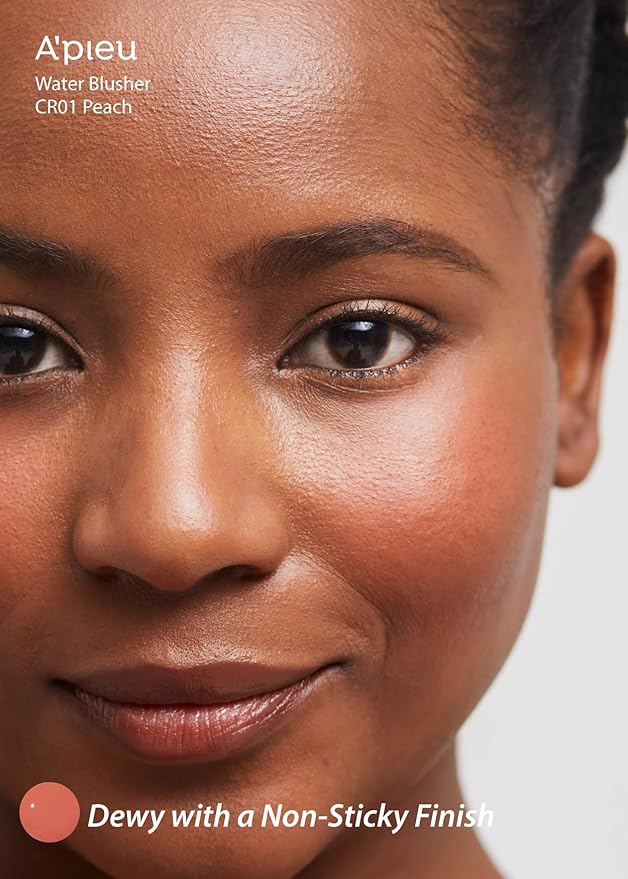 A'PIEU JUICY-PANG WATER BLUSHER (CR01 - Peach) Korean Liquid Blush For Cheeks K Beauty Makeup-Velvo Beauty