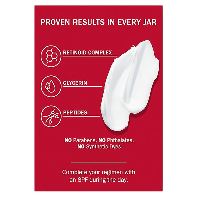 Olay Retinol 24 Face Moisturizer, Anti-Aging Night Cream for Women, Fragrance-Free, Non Greasy - Anti-Wrinkle, Smooth Fine Lines, Tightening, Hydrating Skin Care - Peptides, Glycerin, 1.7 Oz-Velvo Beauty