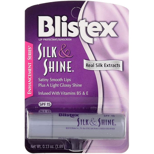 Blistex Silk & Shine Lip Moisturizer 0.13 oz Pack of 6 (NO SPF)-Velvo Beauty