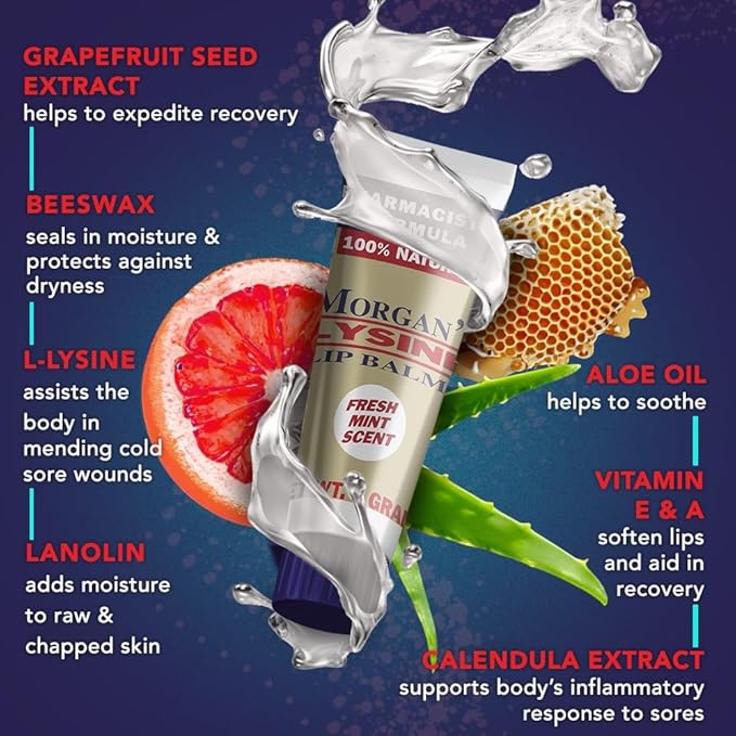 Morgan's Lysine Lip Balm-Velvo Beauty