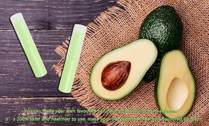 0.14oz Empty Flavored Lip Balm Container Tubes Plastic Homemade Moisturizing Lip Stick with Caps Bulk Fit for Women Adult DIY Making Supplies, 25 Count (Green)-Velvo Beauty