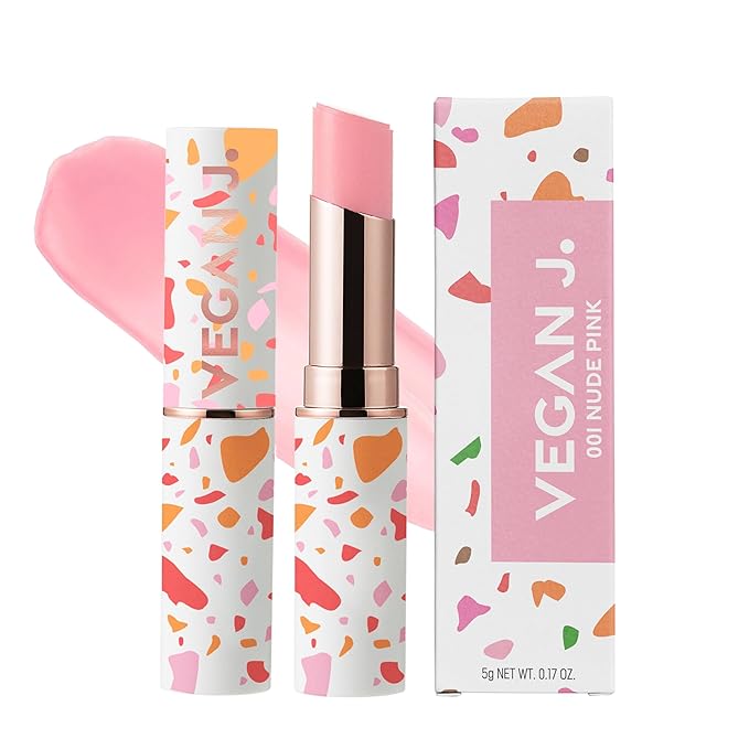 Lip Balm – Long-Lasting Hydration with Natural Color – Korean Beauty, Oasis Plant Complex, Silicone-Free, Vegan & Cruelty-Free Lip Care (001 Nude Pink)-Velvo Beauty