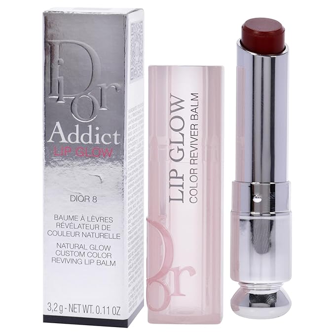 Dior Addict Lip Glow - 8 Dior by Christian Dior for Women - 0.11 oz Lip Balm-Velvo Beauty