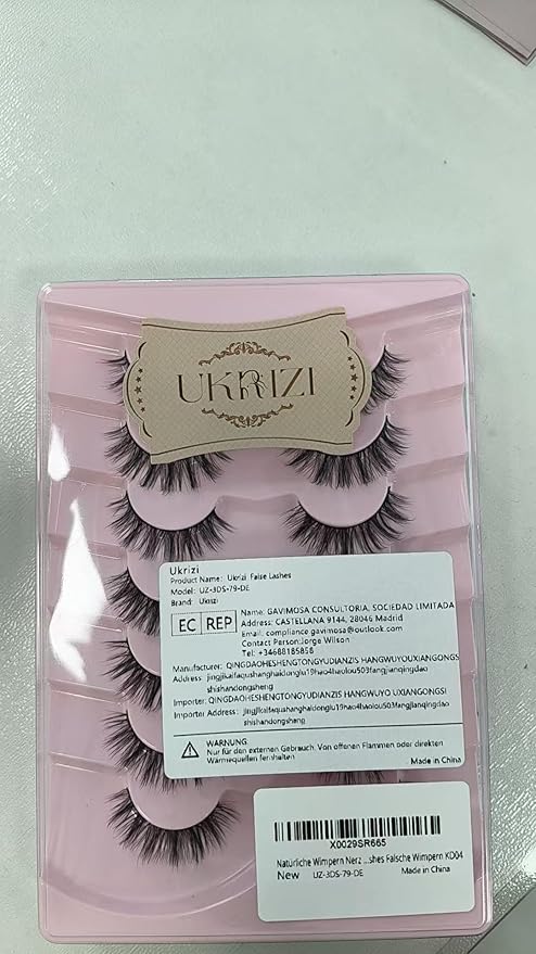 Cat Eye Lashes False Eyelashes Mink Lashes Wispy Eyelashes Natural Look Fake Eyelashes Mink Lashes Fluffy False Lashes UP8-Velvo Beauty
