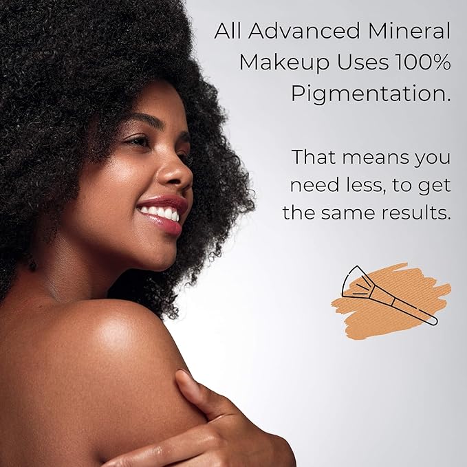 4-in-1 Pressed Foundation Powder with Natural SPF, Concealer & Finishing Powder, Medium to Full Coverage Foundation, Mineral-Based Powder (Halle, .35 oz)-Velvo Beauty